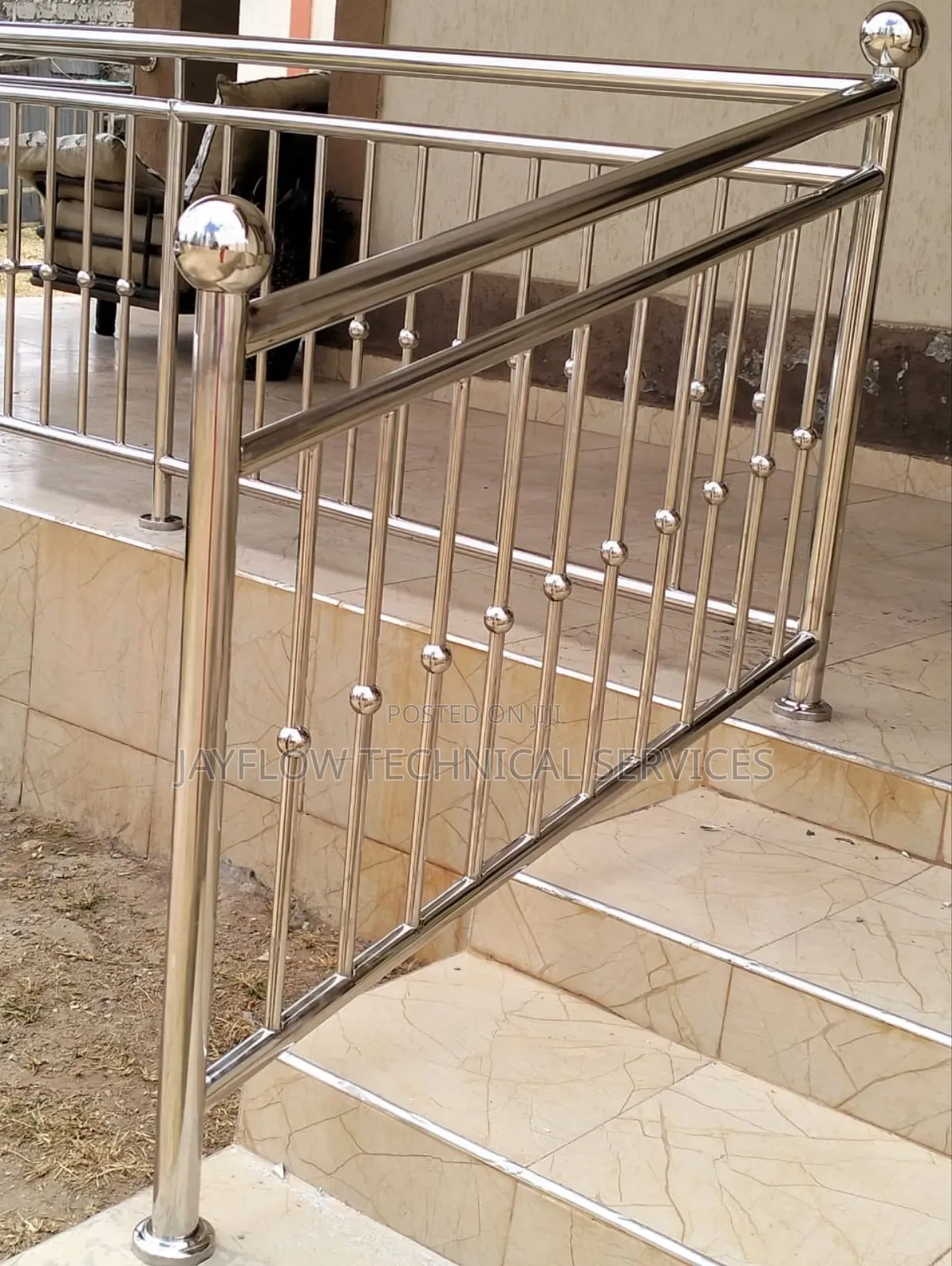 Stainless Steel Rails (Stairs and Balcony)