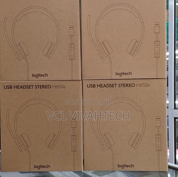 Logitech H650e Business Headset With Noise Cancelling Mic