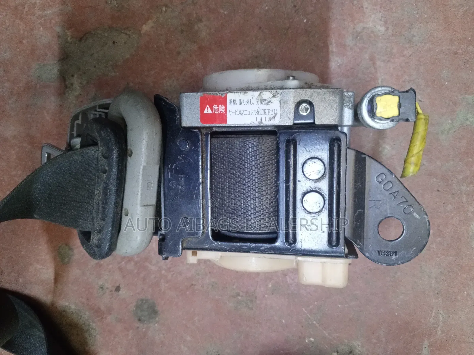 Subaru Impreza GG2 Both Front Seatbelts.