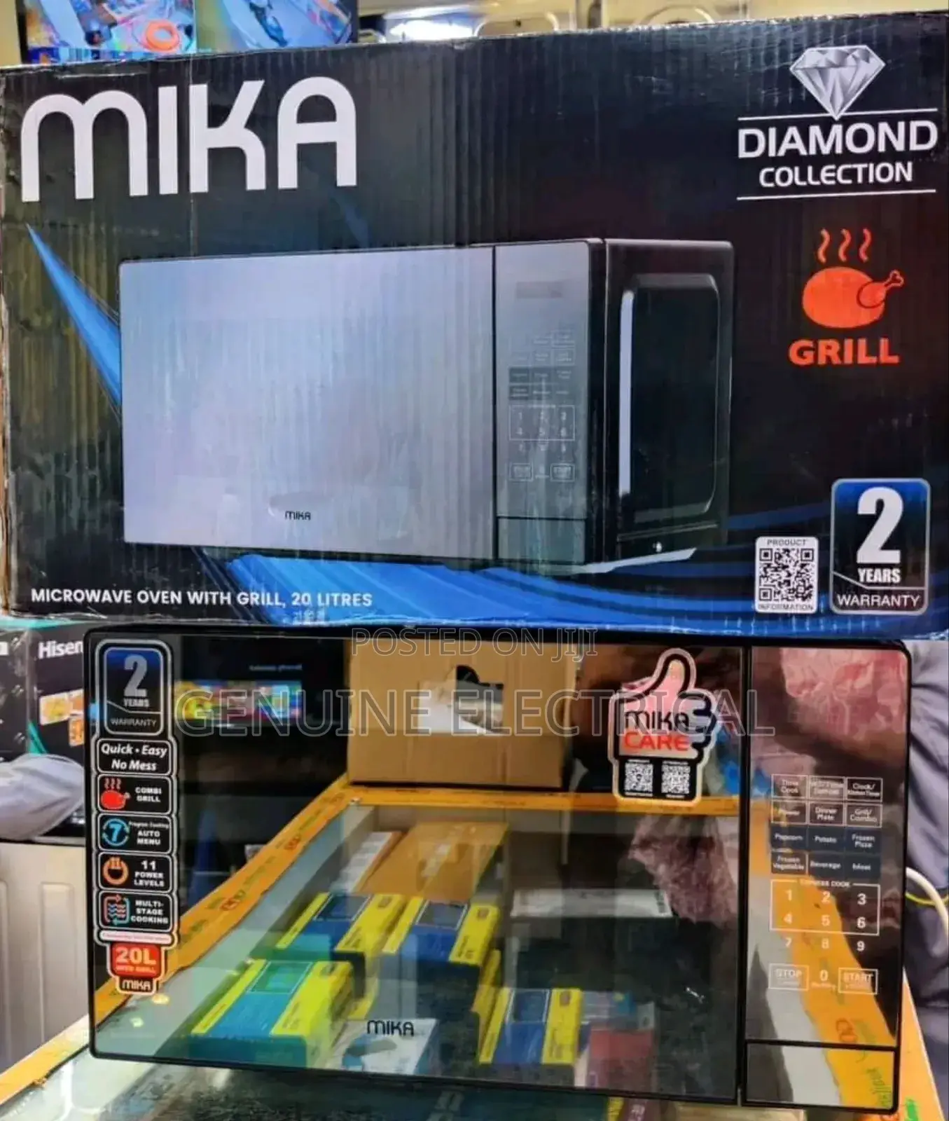 Durable Mika Digital Microwave With Grill
