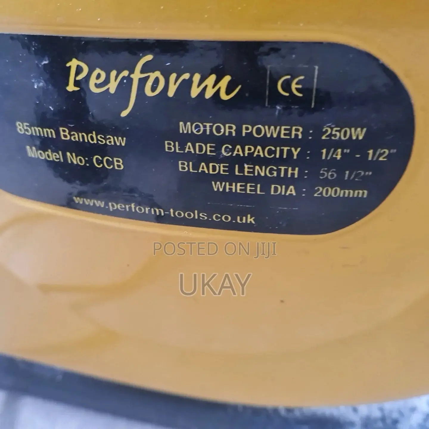 Perform CCB Bandsaw