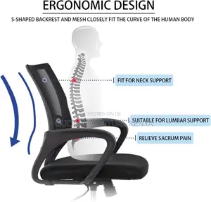 Office Chairs:Mesh Rolling Swivel Chair for Home Office