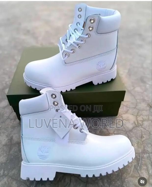 White Timberland Boots
