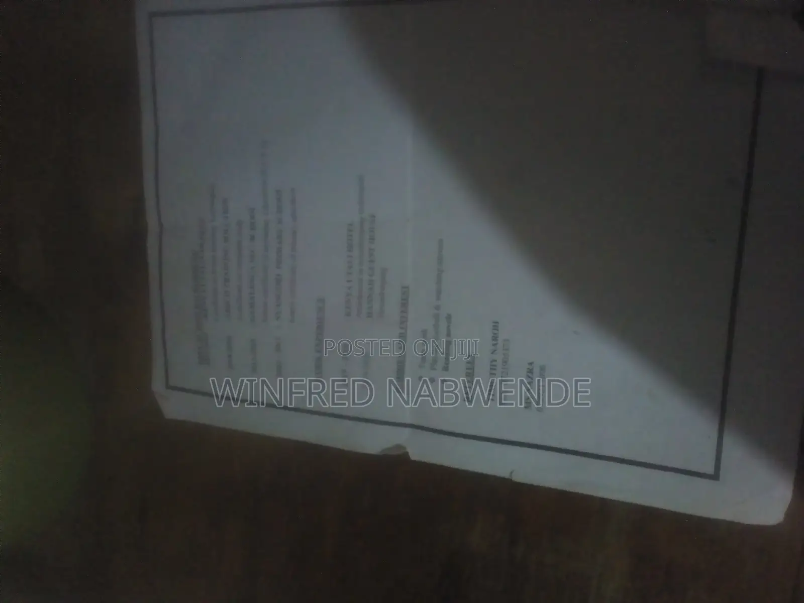 Housekeeping Cleaning CV