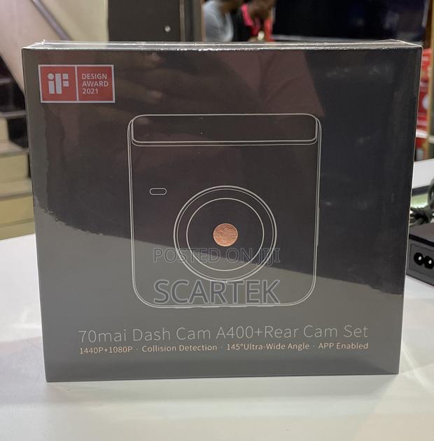 70mai Dash Cam A400+Rear Cam Set With 64gb Memory Card