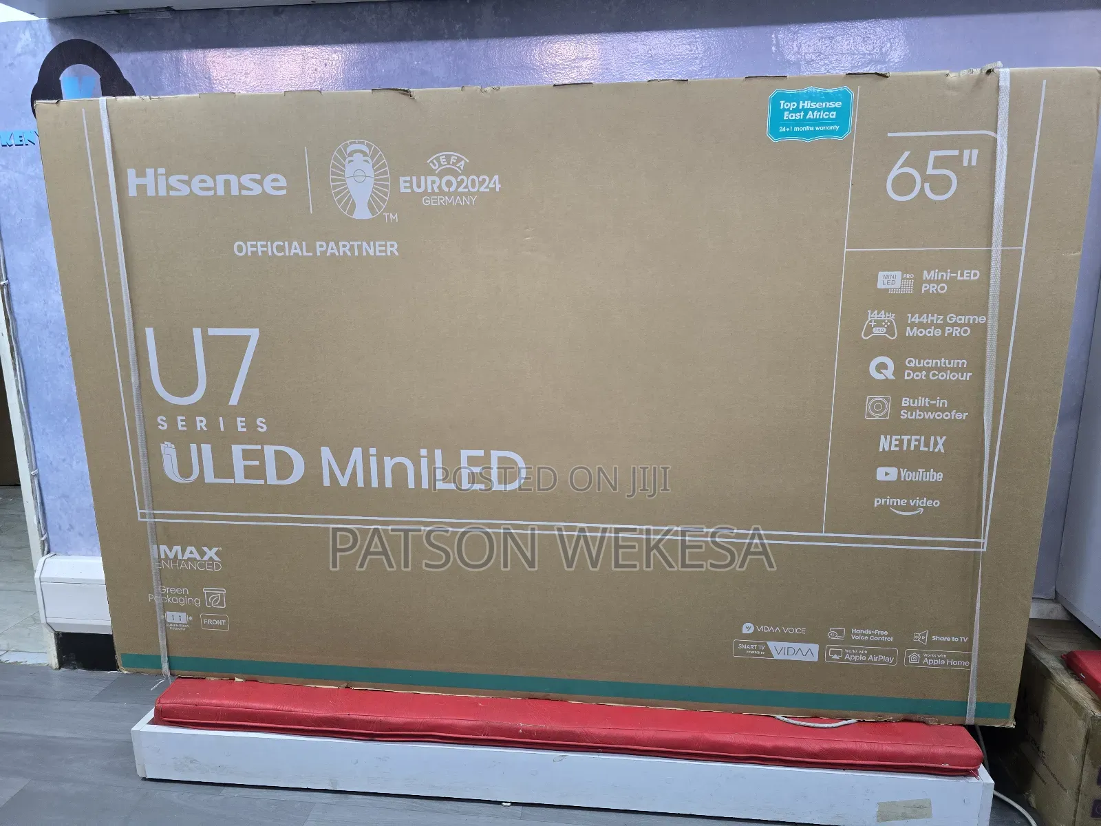 Hisense 65U7N 65 Inch Mini-Led ULED TV Smart 144hz