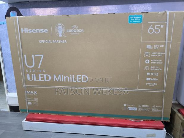Hisense 65U7N 65 Inch Mini-Led ULED TV Smart 144hz - thumbnail 3