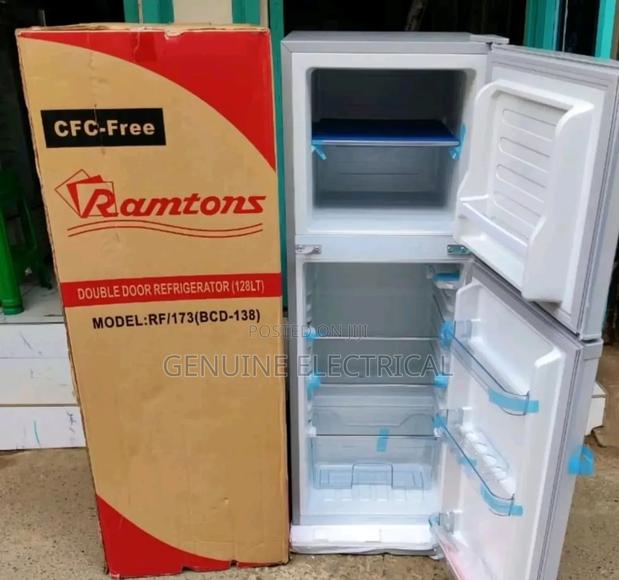 High Quality Ramtons 128 Litres Double Door Fridge