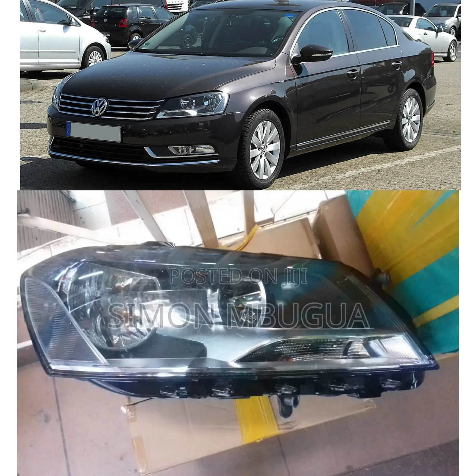 Volkswagen Passat B7 Non Xenon Headlight