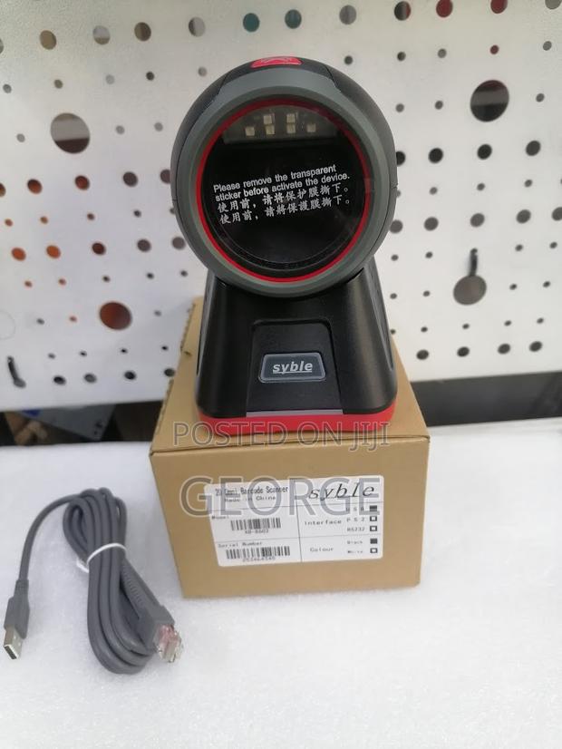 #Round Table Mount Xb8602 Barcode Scanner - main view