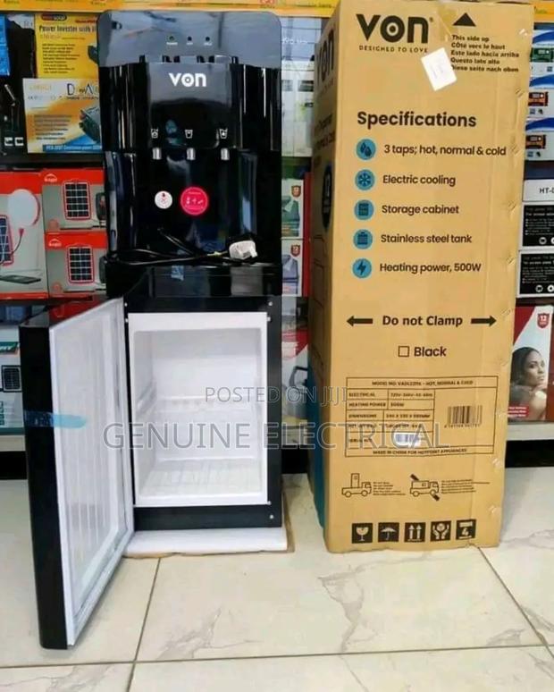 Long Lasting Von Black 3taps Dispenser - main view