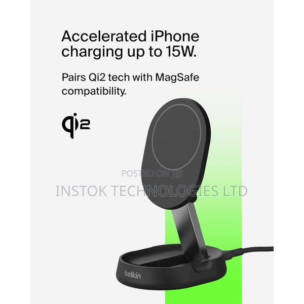 Belkin Boostcharge Pro Magnetic Wireless Charging Stand 15w - thumbnail 2