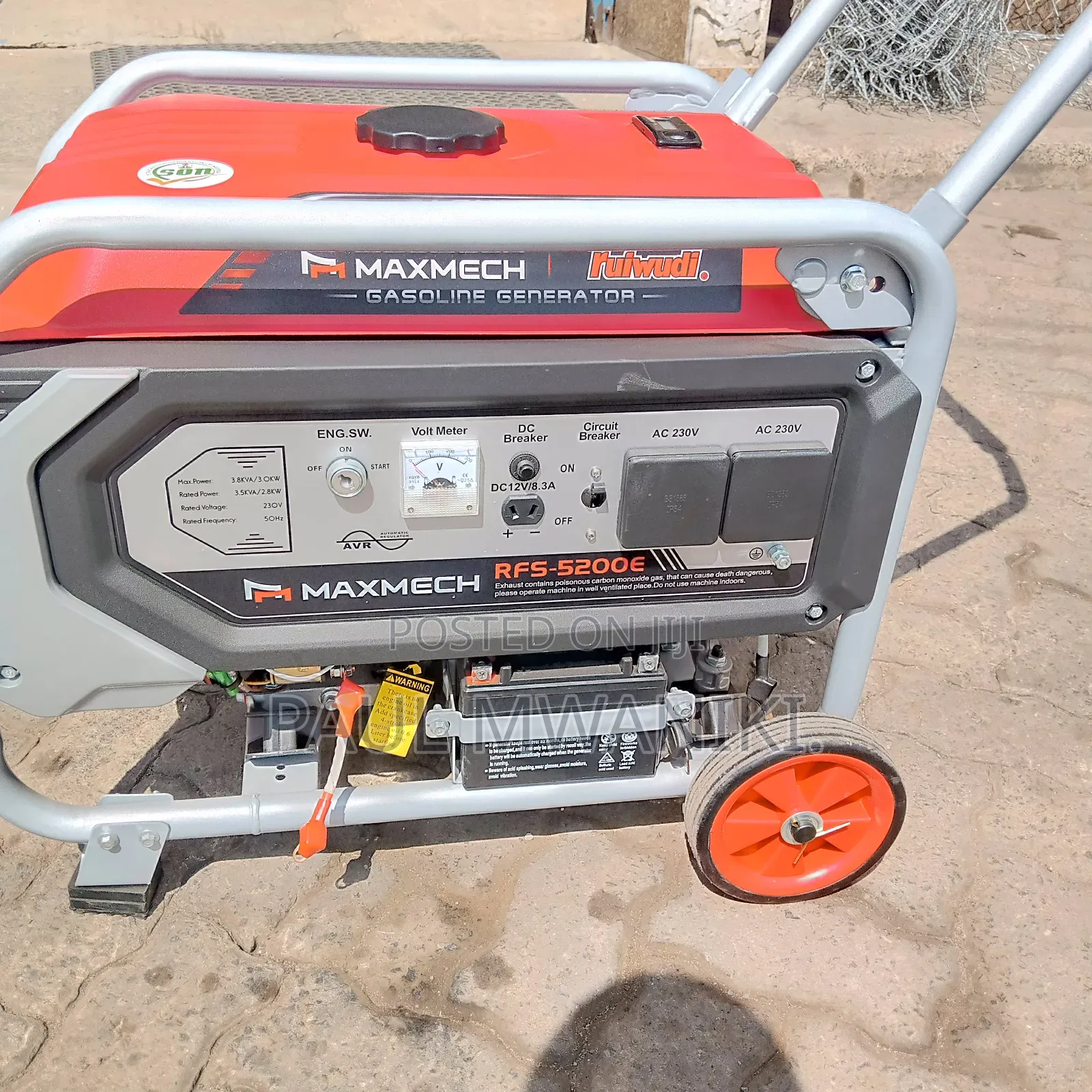 Maxmech Rfs 5200 Petrol Generator