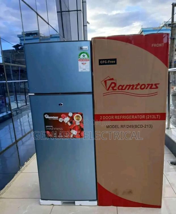 High Quality Ramtons 2 Door Direct Cool Fridge 213 Liters