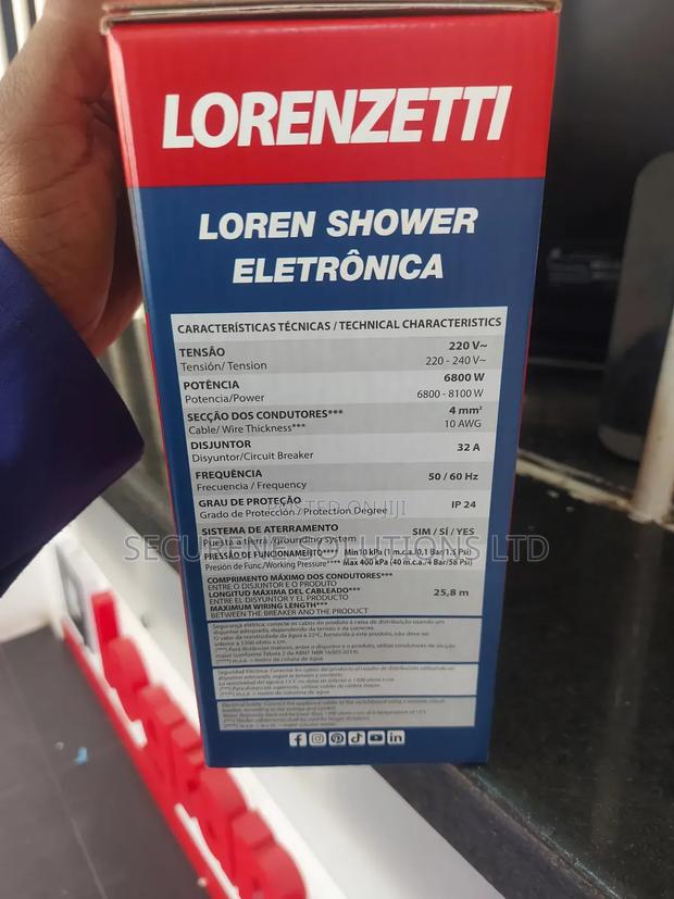 Lorenzetti Advanced Instant Shower Head - thumbnail 2