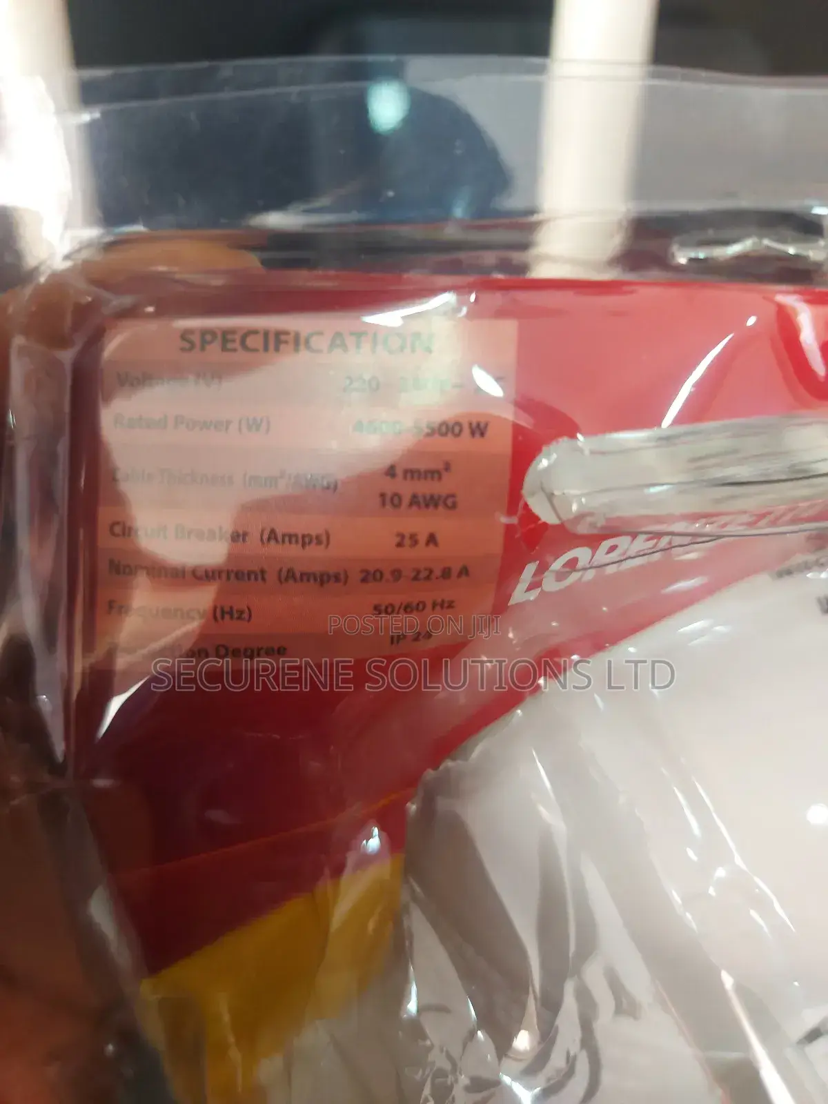 Lorenzetti Instant Shower Heater for Hot Shower Bath