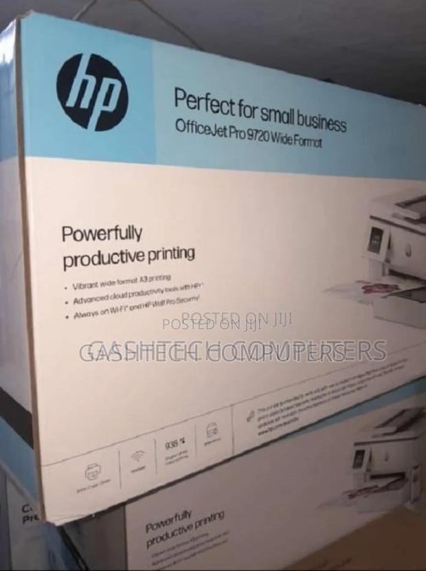 Hp Officejet Pro 9720 Print, Copy, Scan Wide Format Printer