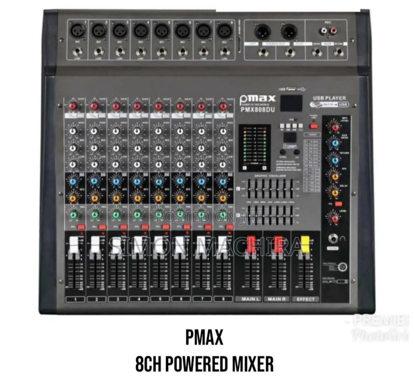 8CH Powered Professional Mixer