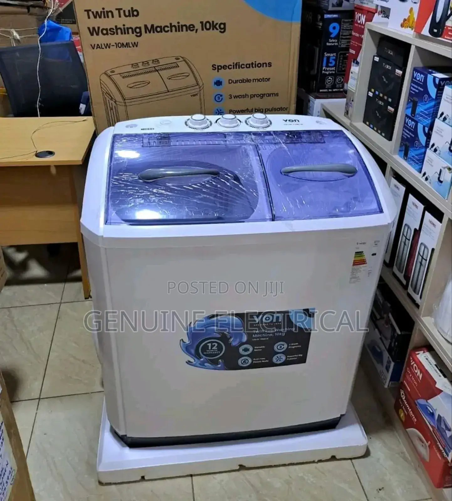 High Quality 10kg Von Twin Tub Washing Machine