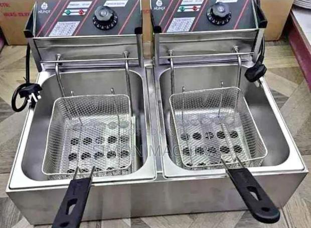 Heavy Duty Commercial Double Deep Fryer - main view