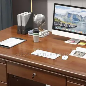 Office Tables:1400mm Secure Computer Executive Desk