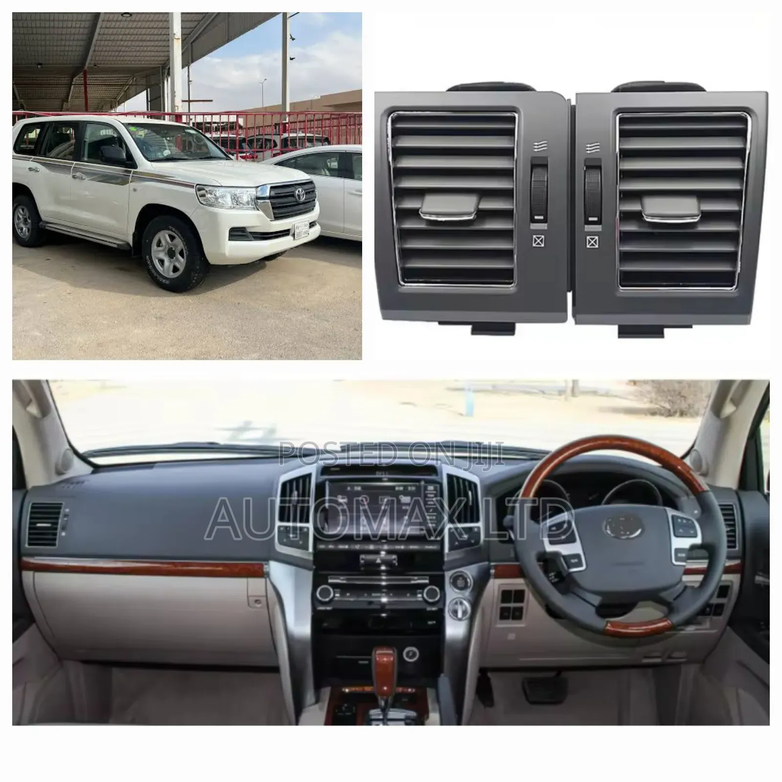 Side Vents, for Toyota Land Cruiser 200 Series Dash