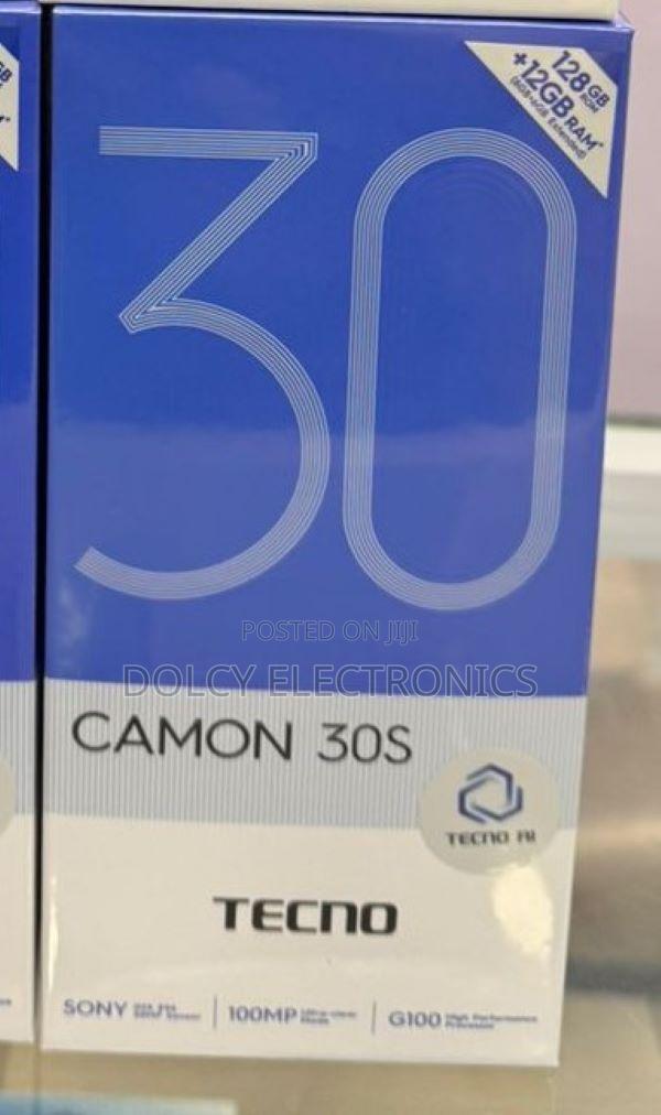 New Tecno Camon 30S 128 GB Black - main view