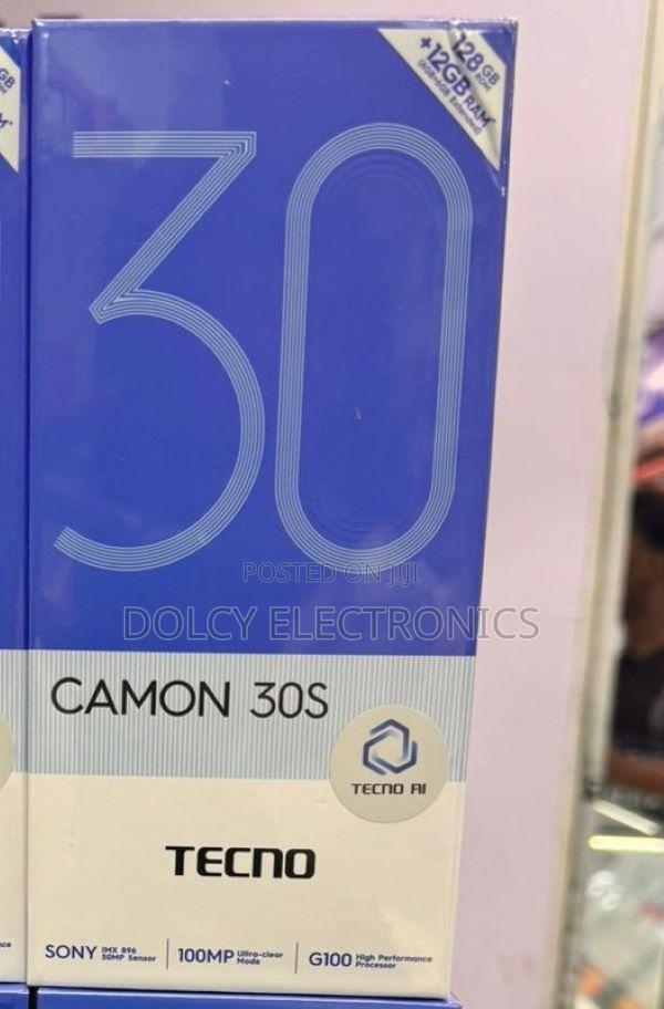 New Tecno Camon 30S 128 GB Black - thumbnail 2