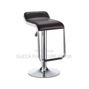 Home Chairs: Dark Gray Rawhide Riding Seat Pub Stool