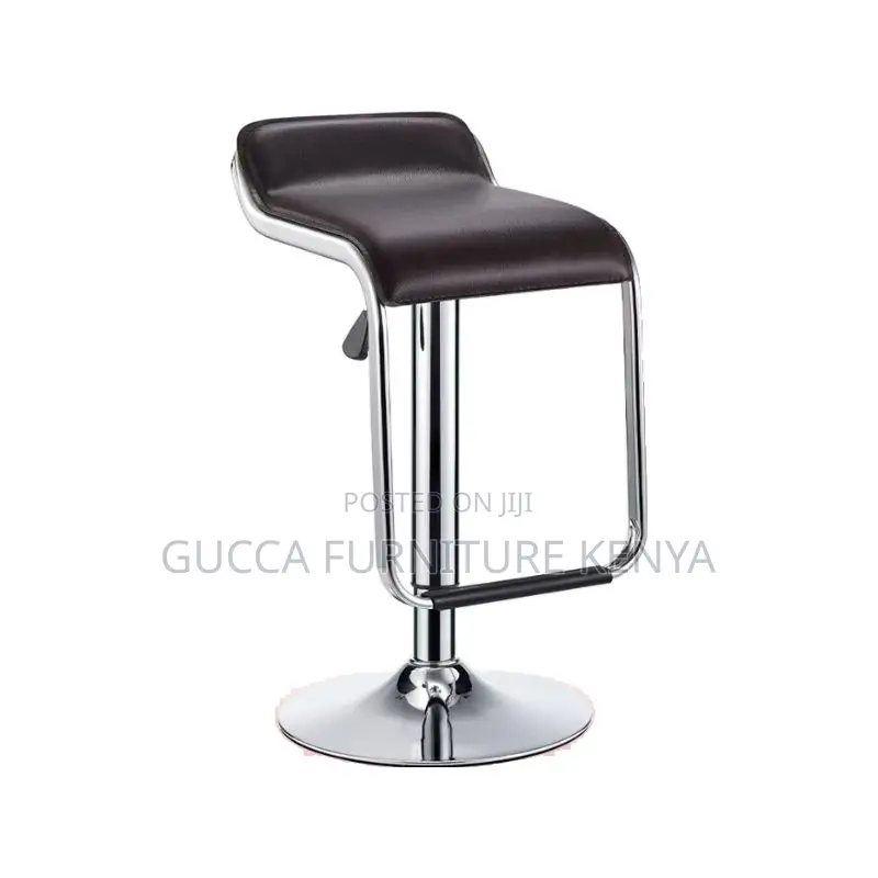 Home Chairs: Dark Gray Rawhide Riding Seat Pub Stool