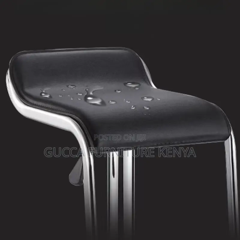 Home Chairs: Dark Gray Rawhide Riding Seat Pub Stool