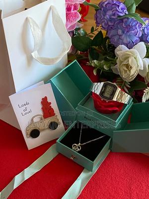 Valentine's Gift for Her With Silver Watch - thumbnail 2