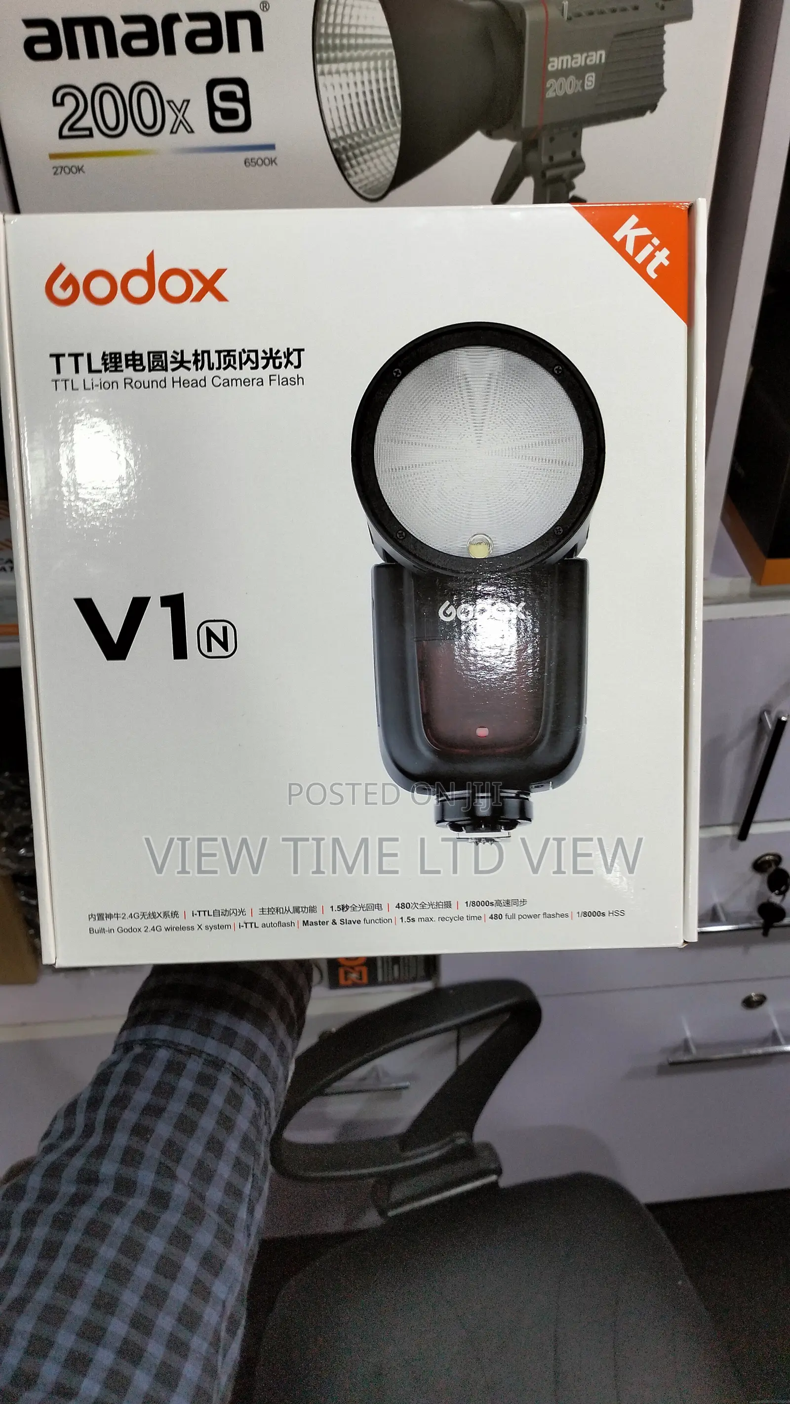 Godox V1 Flash Speedlight for Nikon Cameras