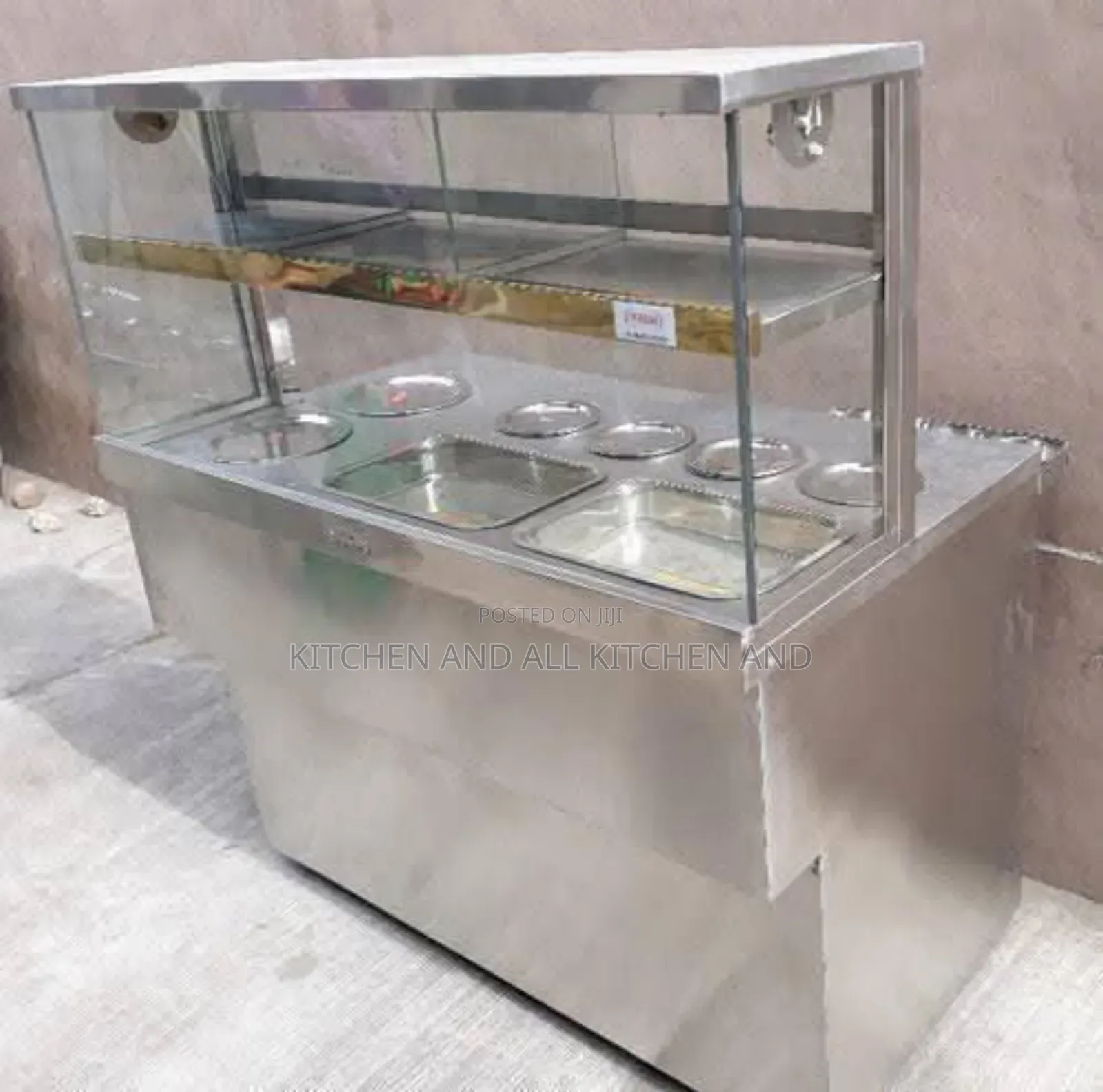 Stainless Steel Warmer/Display With Cabinet