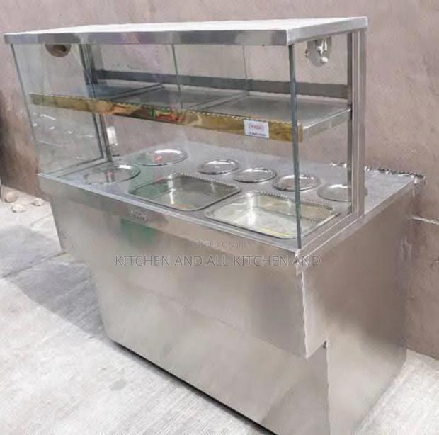 Stainless Steel Warmer/Display With Cabinet