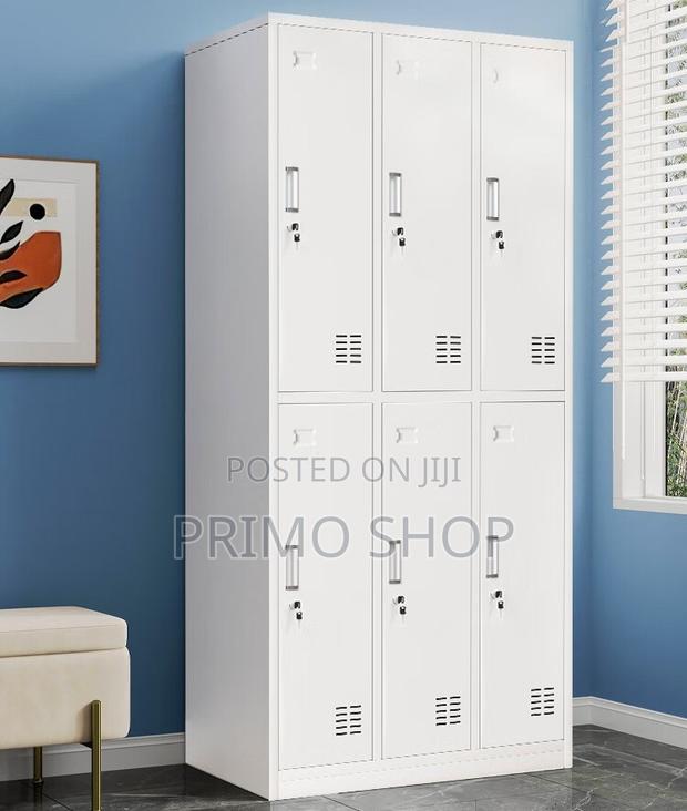Cabinets:6-Steel Locker File Storage Home Office Cabinet