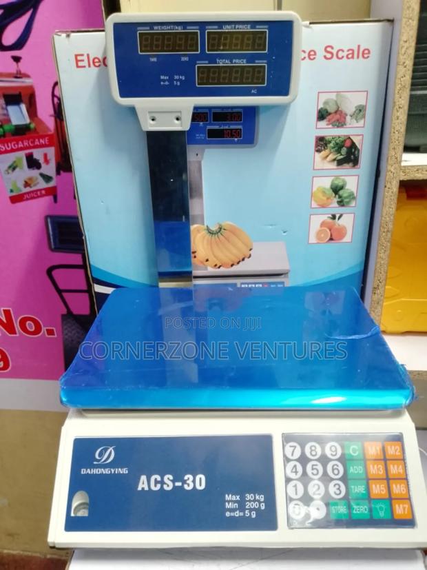 Commercial 30kg Digital Weighing Scale, Acs 30 - main view