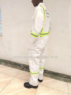 Branded White Coverall - thumbnail 2