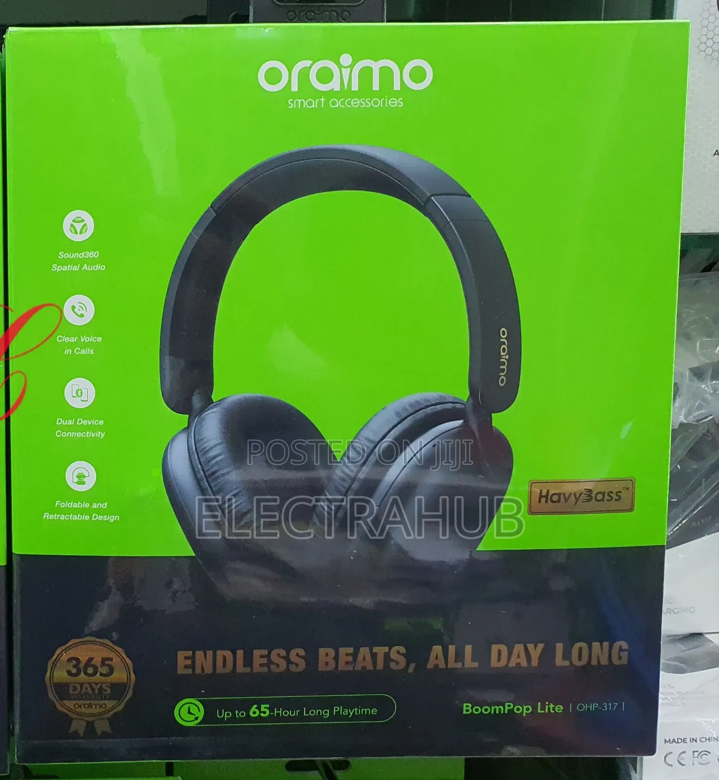 Oraimo Boom Pop Lite OHP-317 Headphone New Available I