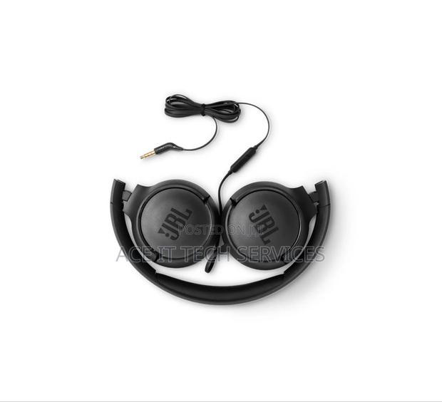 JBL TUNE500 BLK Over-Ear Wired Headphones - Black - main view