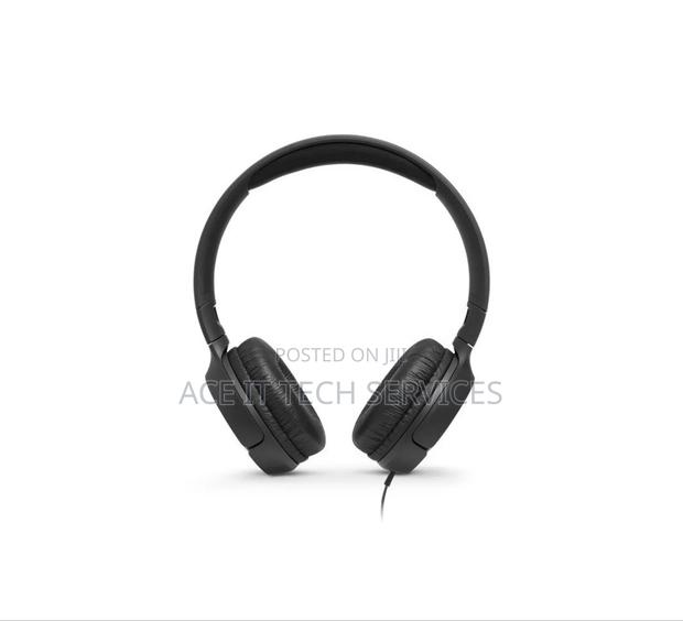 JBL TUNE500 BLK Over-Ear Wired Headphones - Black - thumbnail 3