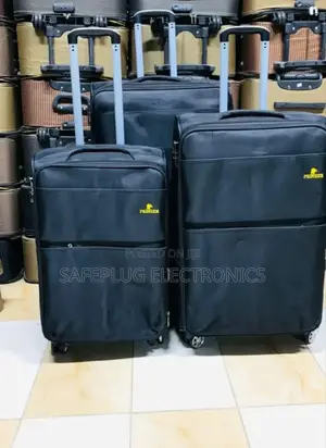 3 in-1 Luxurious Fabric Material Suitcases Bag