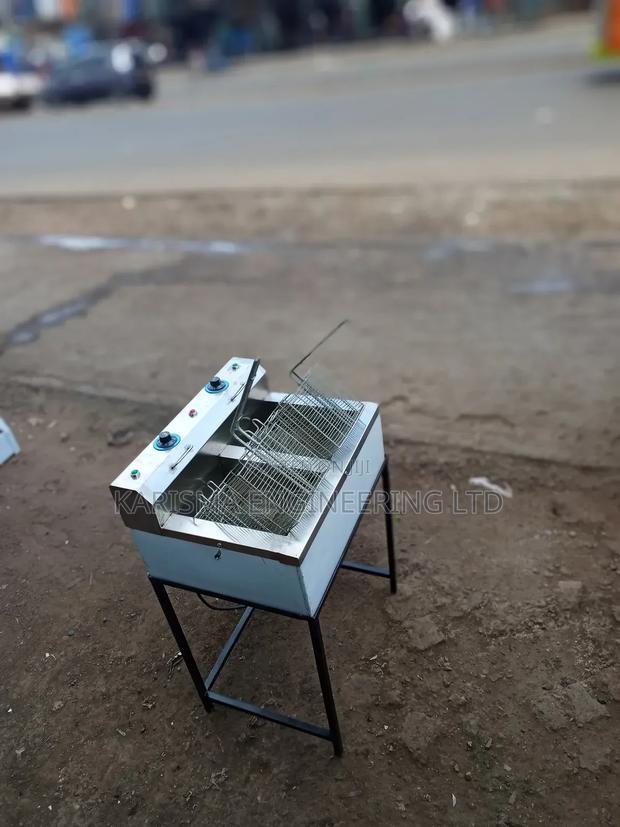 Commercial Double Deep Fryer - main view