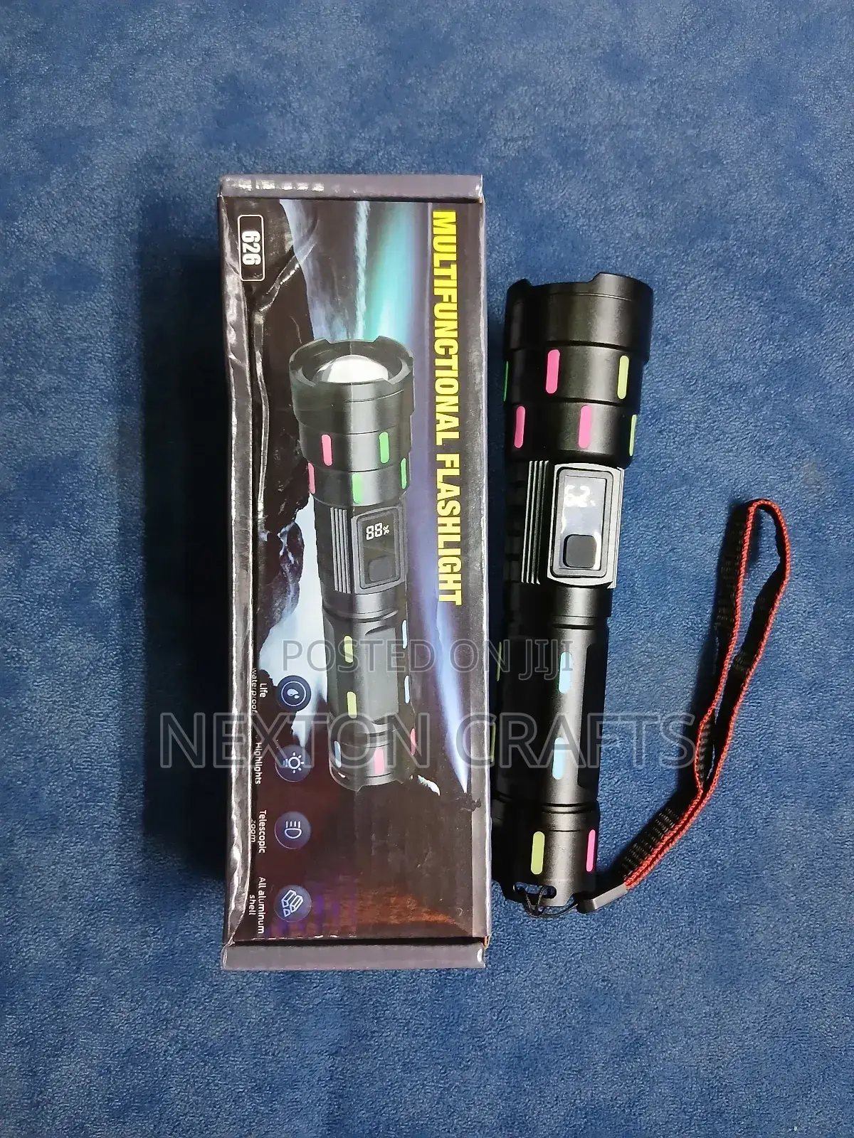 Metallic Flashlight Torch