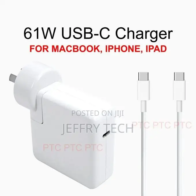 Replacement Charger for Apple Macbook Pr 61W With USB Type-C