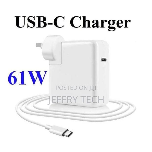 Replacement Charger for Apple Macbook Pr 61W With USB Type-C - thumbnail 2