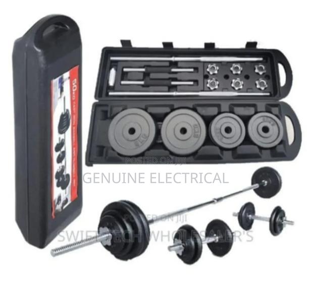 50kg Chrome Dumbells - main view