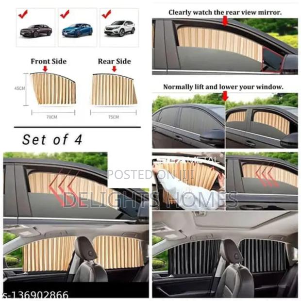 Car Window Curtains 4pc(Pa) - thumbnail 2