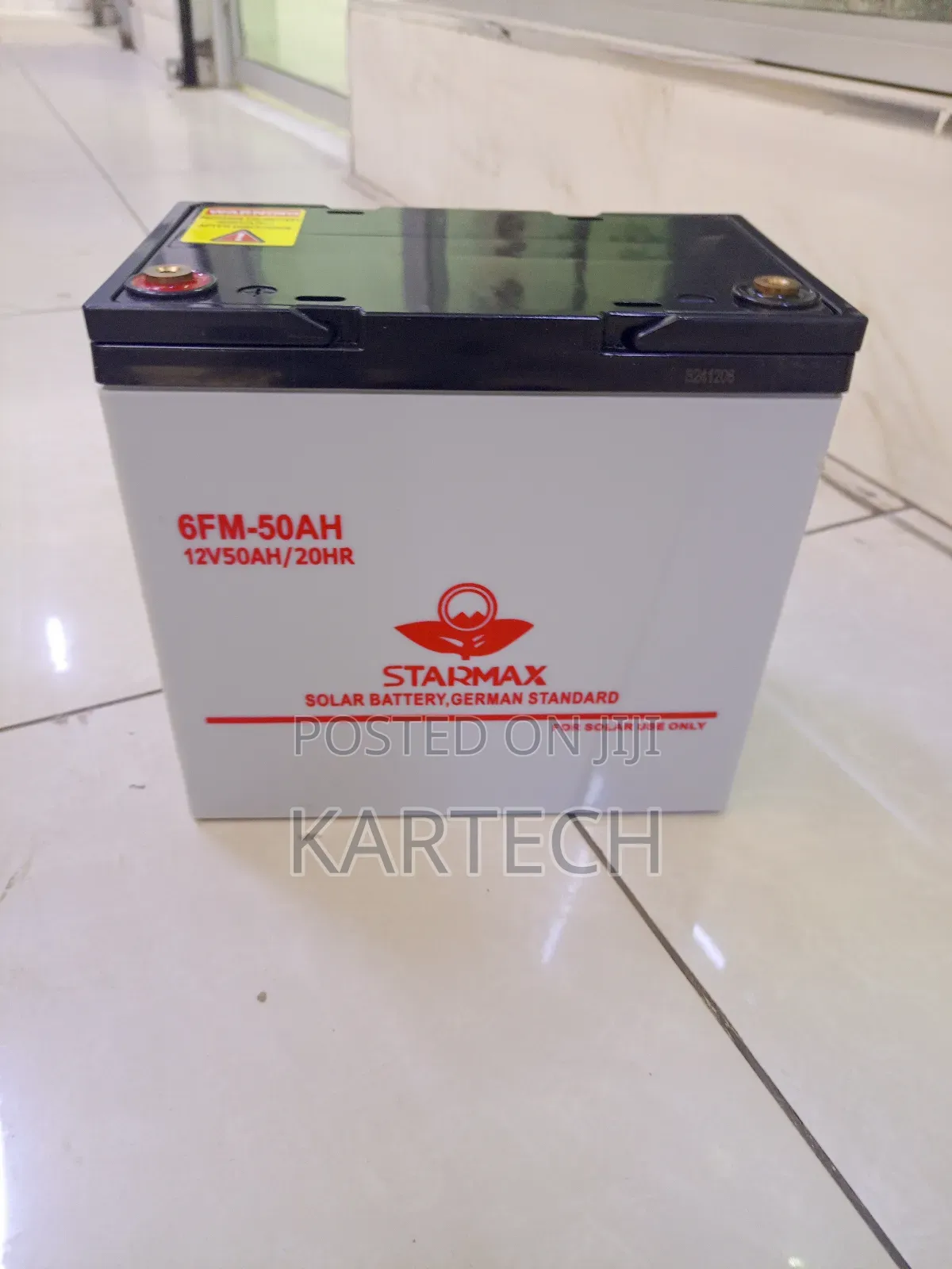 Starmax 12v/50ah/20hr Solar Battery Dry Cell 6fm-50ah