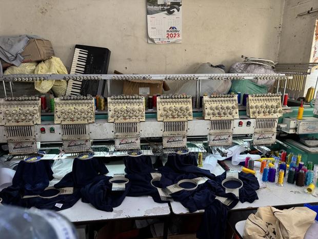 6 Head Embroidery Machine - main view